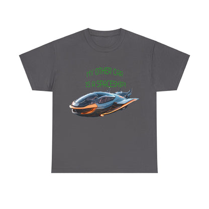 My Other Car Is A Spaceship Unisex Heavy Cotton Tee