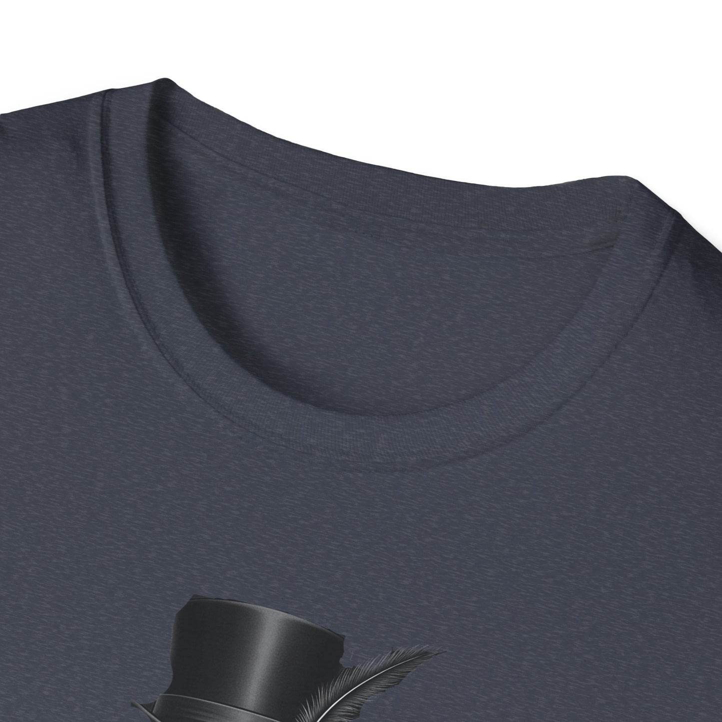 Dapper Dans Top Hat Emporium T-Shirt, Skeleton Shirt, Unisex Graphic Tee, Halloween Apparel, Unique Gift for Goth Style