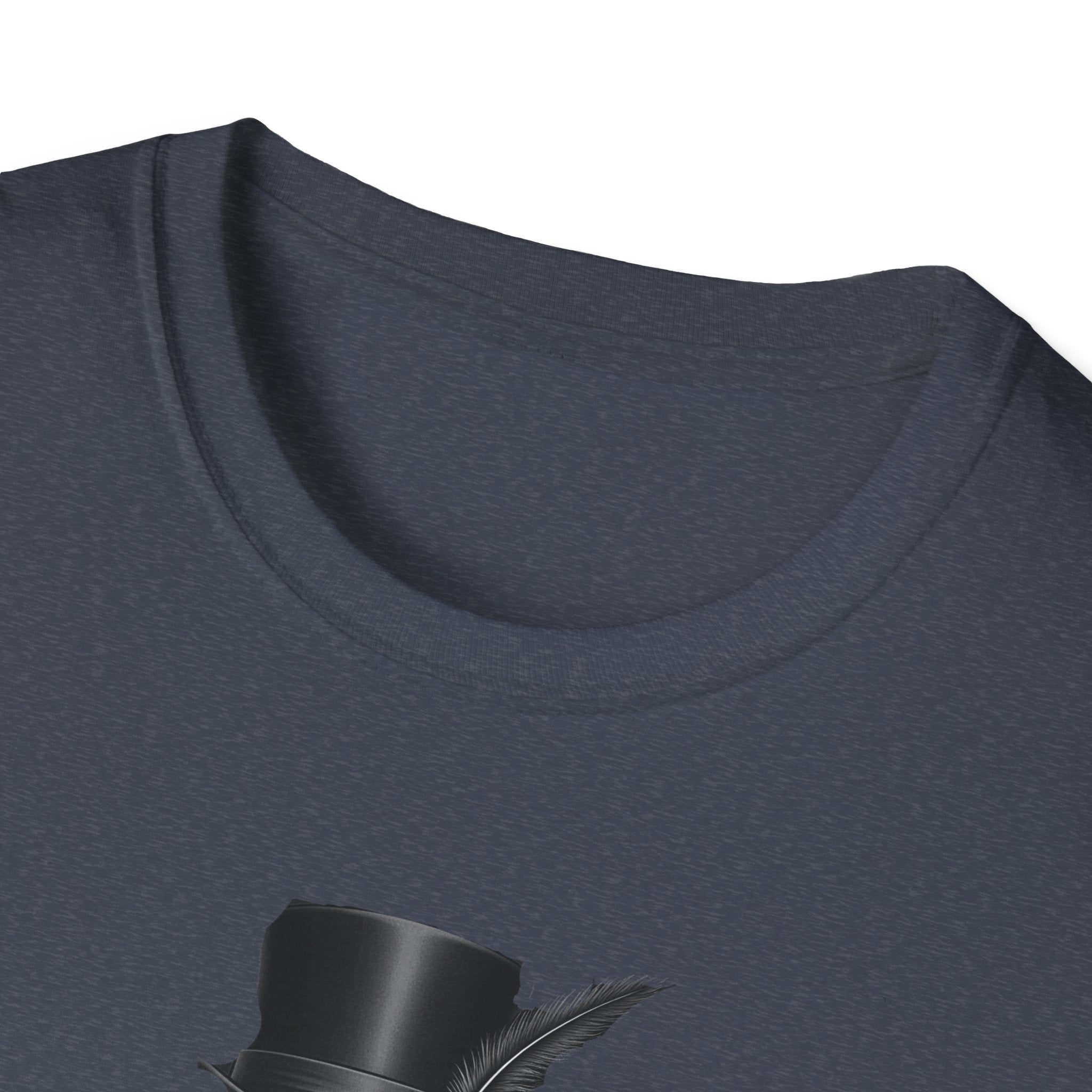 Dapper Dans Top Hat Emporium T-Shirt, Skeleton Shirt, Unisex Graphic Tee, Halloween Apparel, Unique Gift for Goth Style