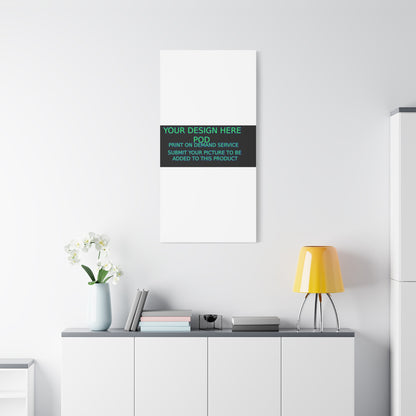 Custom Matte Canvas Print - Create Your Design