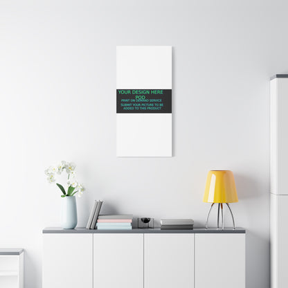 Custom Matte Canvas Print - Create Your Design