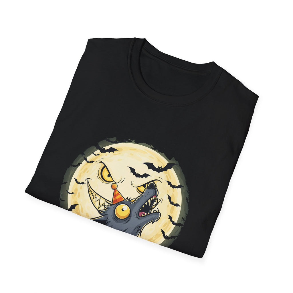 Halloween Full Moon T-Shirt, Unisex Tee, Spooky Shirt, Fall Fashion, Gift for Werewolf Fans, October Celebration
