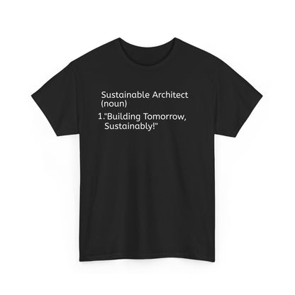 Sustainable Architect Unisex Heavy Cotton Tee – Eco-Friendly Graphic Shirt