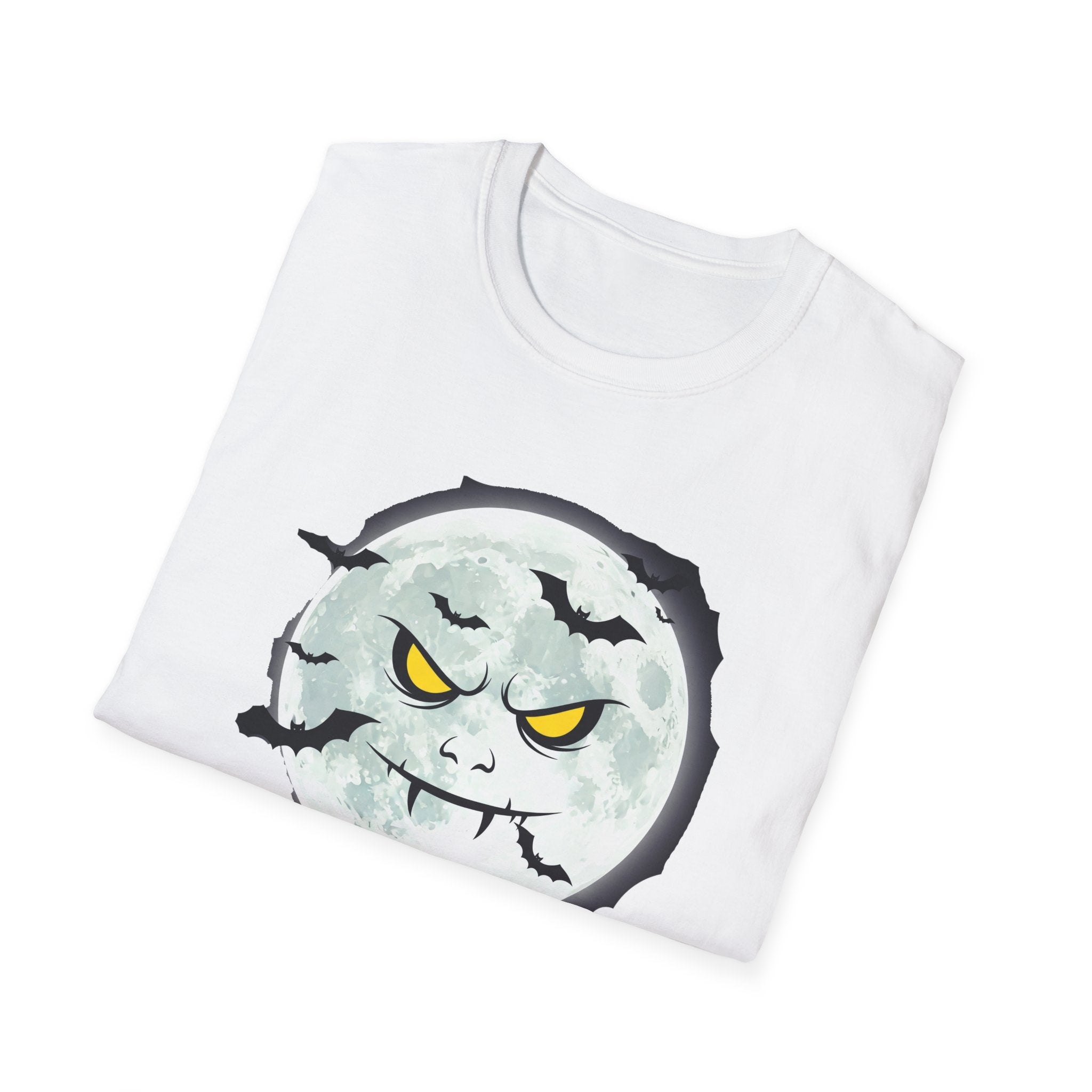 Spooky Moon Unisex T-Shirt - Halloween Shirt, Graphic Tee, Fall Fashion, Witchy Top, Ghostly Apparel