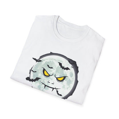 Spooky Moon Unisex T-Shirt - Halloween Shirt, Graphic Tee, Fall Fashion, Witchy Top, Ghostly Apparel