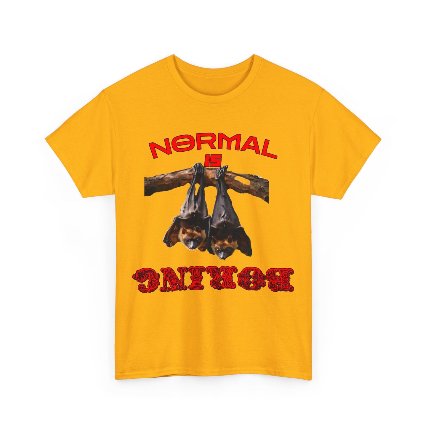 Normal Is Boring Unisex Heavy Cotton Tee