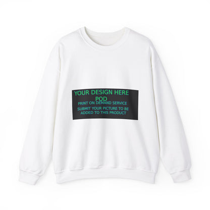 Customizable Unisex Heavy Blend™ Crewneck Sweatshirt | Personalized Print-On-Demand