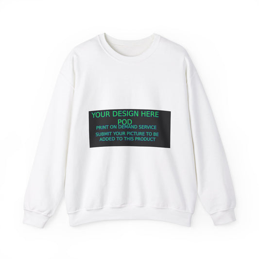 Customizable Unisex Heavy Blend™ Crewneck Sweatshirt | Personalized Print-On-Demand