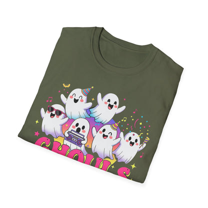 Ghoulish Fun T-Shirt, Ghost Theme Tee, Unisex Halloween Shirt, Cute Spooky Apparel, Fun Costume Idea, Party Outfit