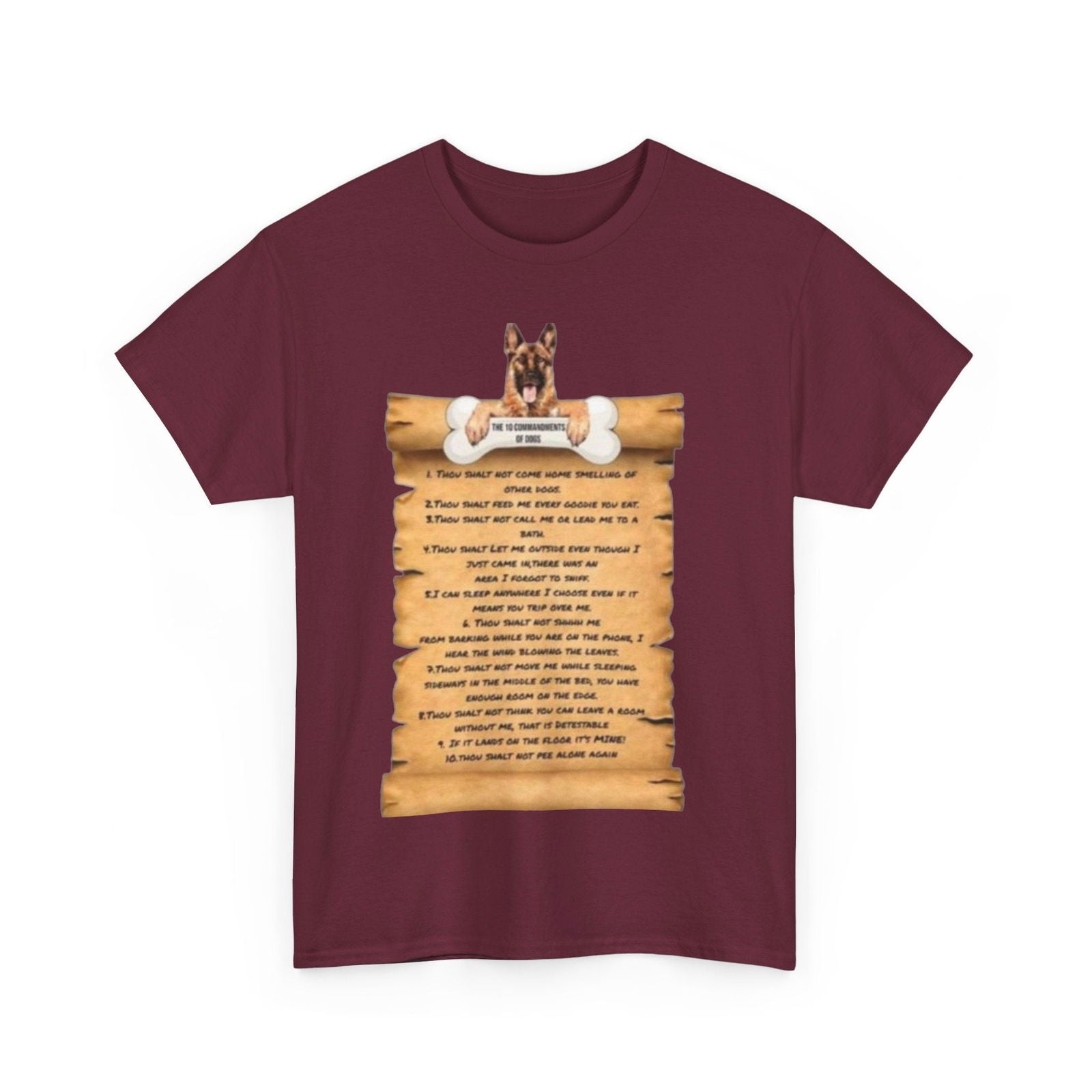 10 commandments Of A Cat Unisex Heavy Cotton Tee - S-Mart Shop Smart Treasures
