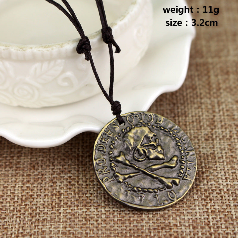 Pirate Gold Coin Necklace