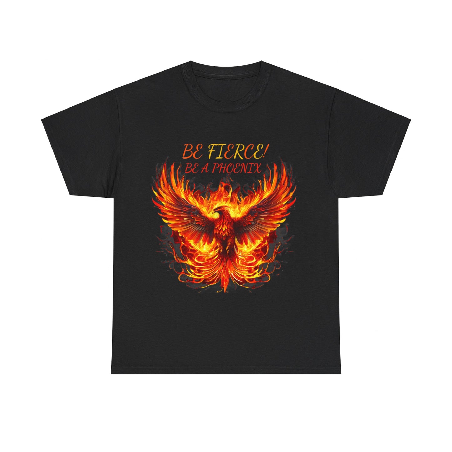 Fierce Like A Phoenix Unisex Heavy Cotton Tee