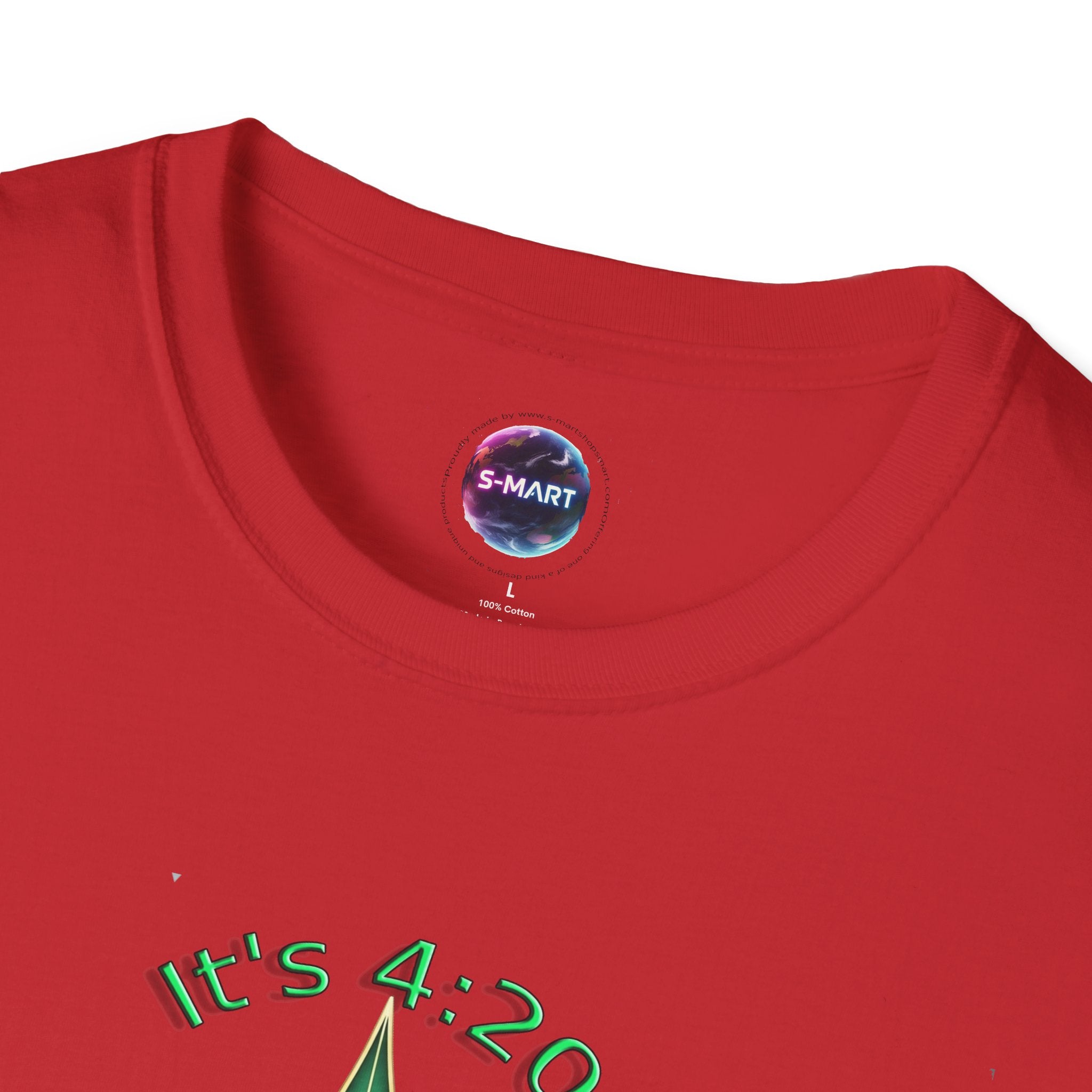 It's 420 Somewhere Vibes Unisex T-Shirt - Perfect for Cannabis Enthusiasts, Gifts, Festivals, Casual Wear, and Celebrations! - S-Mart Shop Smart Treasures