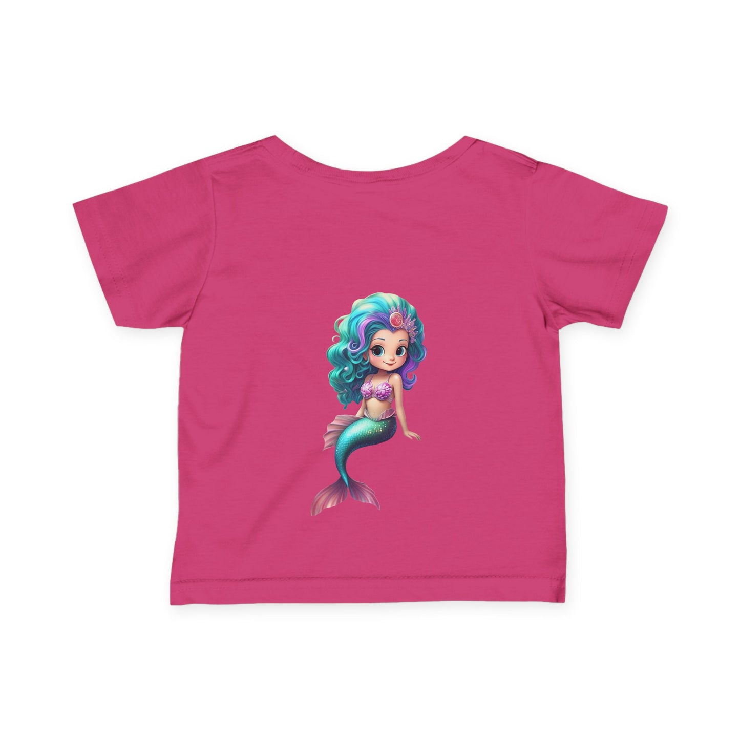 Cute Mermaid Infant Tee - Adorable Baby Shirt with Colorful Design