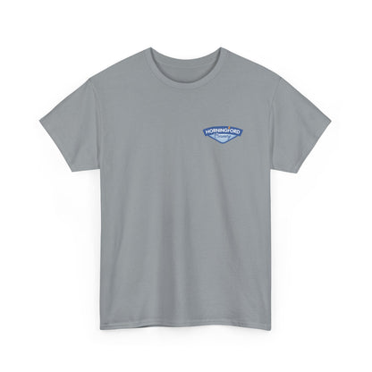 Horningford Creamery Unisex Heavy Cotton Tee - Farm Fresh Design with Cow Graphic