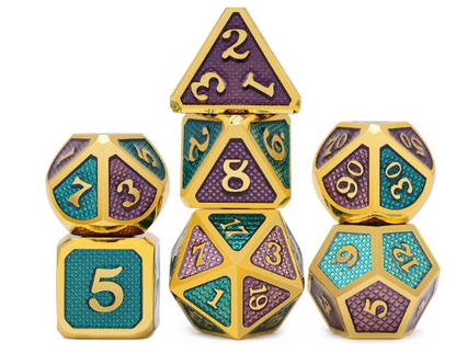 Metal game dice