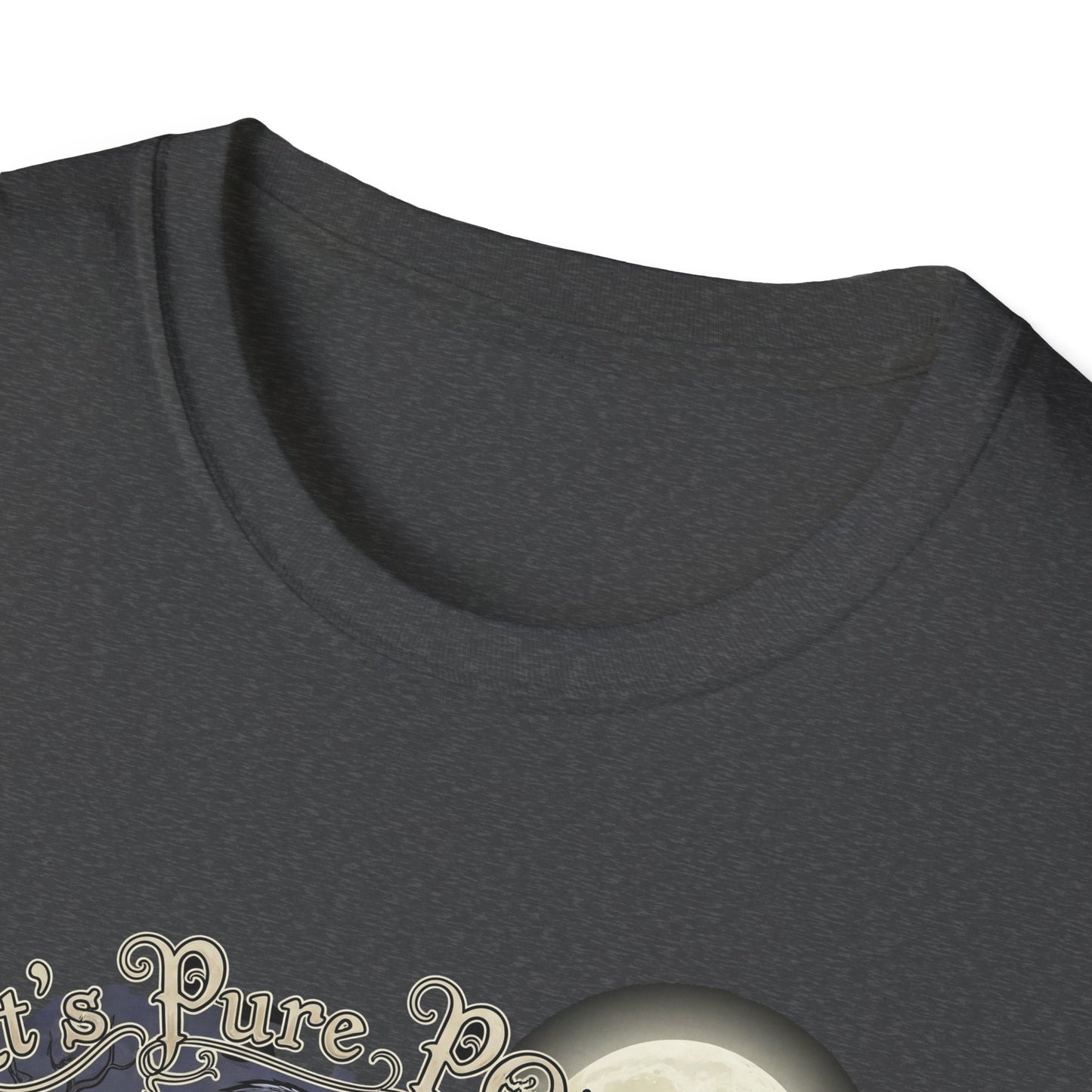 Gothic Its Pure POEtry  Graphic T-Shirt, Unisex Softstyle Tee for Halloween, Horror Fans, Casual Wear, Gift for Occasions