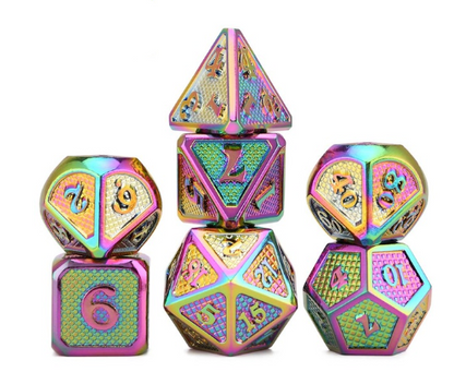 Metal game dice