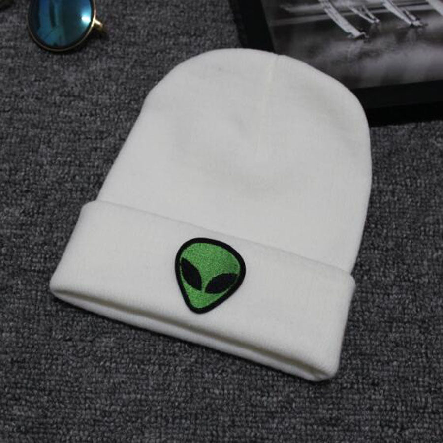 Alien knitted woolen cap