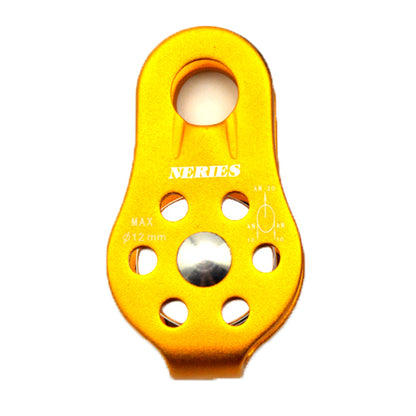 Rock climbing fixed small single pulley