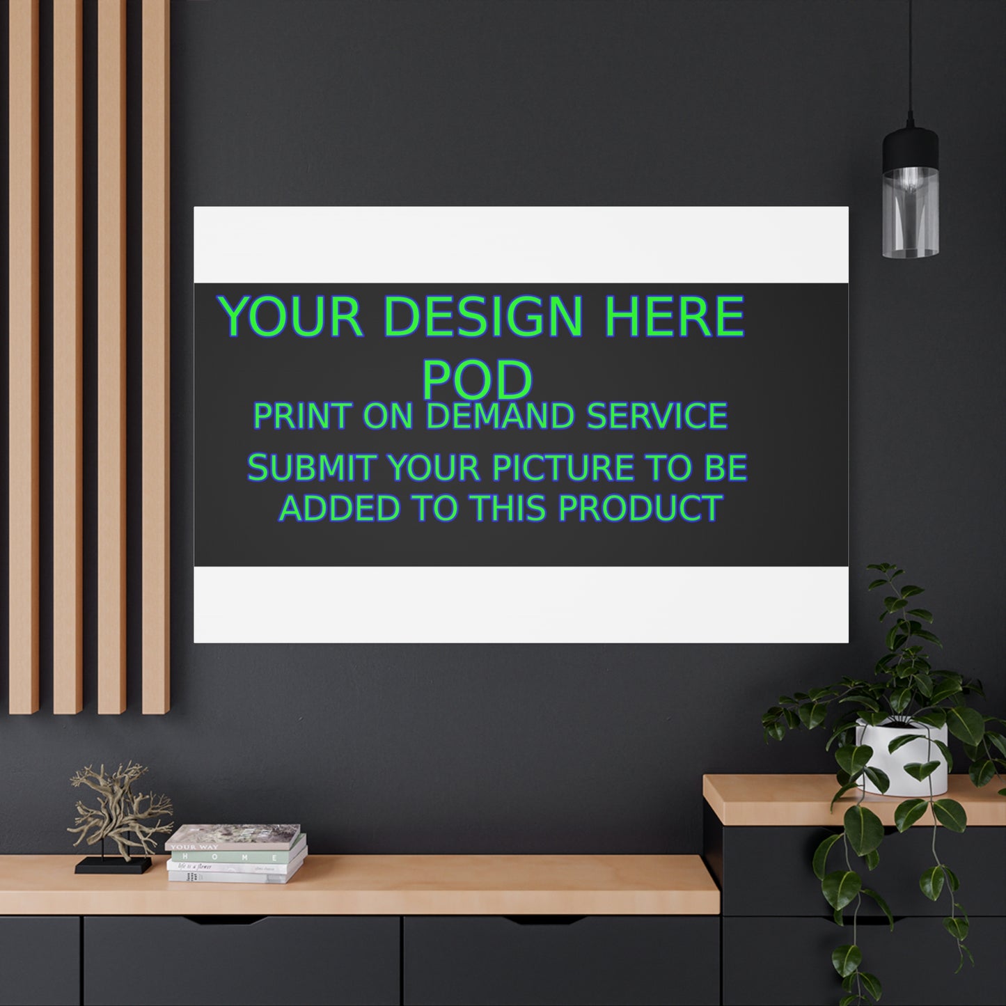 Custom Matte Canvas Print - Create Your Design