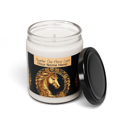 Number One Horse Lover Customizable candle 9 oz