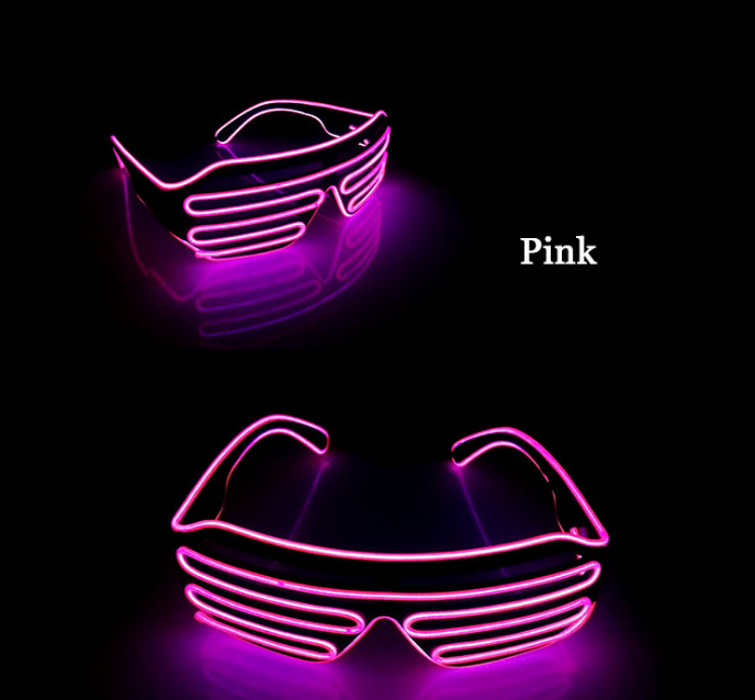 Newest LED Light Up Flashing Rave Shades