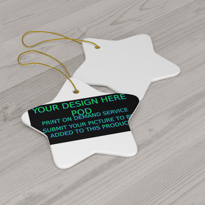 Customized Ceramic Ornament - Personalize Your Holiday Decor