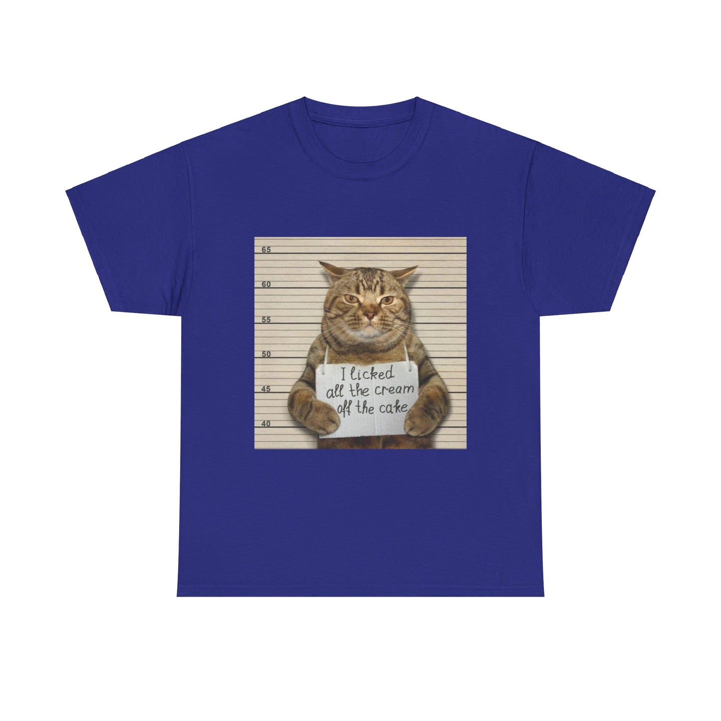 The Cat Did It Unisex Heavy Cotton Tee