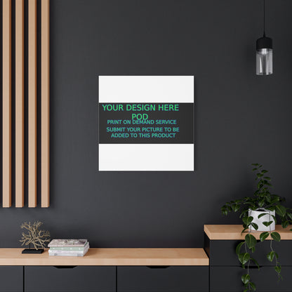 Custom Matte Canvas Print - Create Your Design