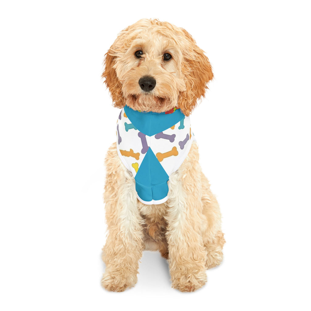 Customizable Pet Hoodie – Colorful Dog and Cat Apparel with Name Personalization