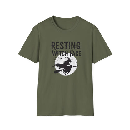 Resting Witch Face Unisex T-Shirt | Funny Halloween Tee, Gift for Witches, Witchy Apparel, Spooky Shirt, October Casual Wear