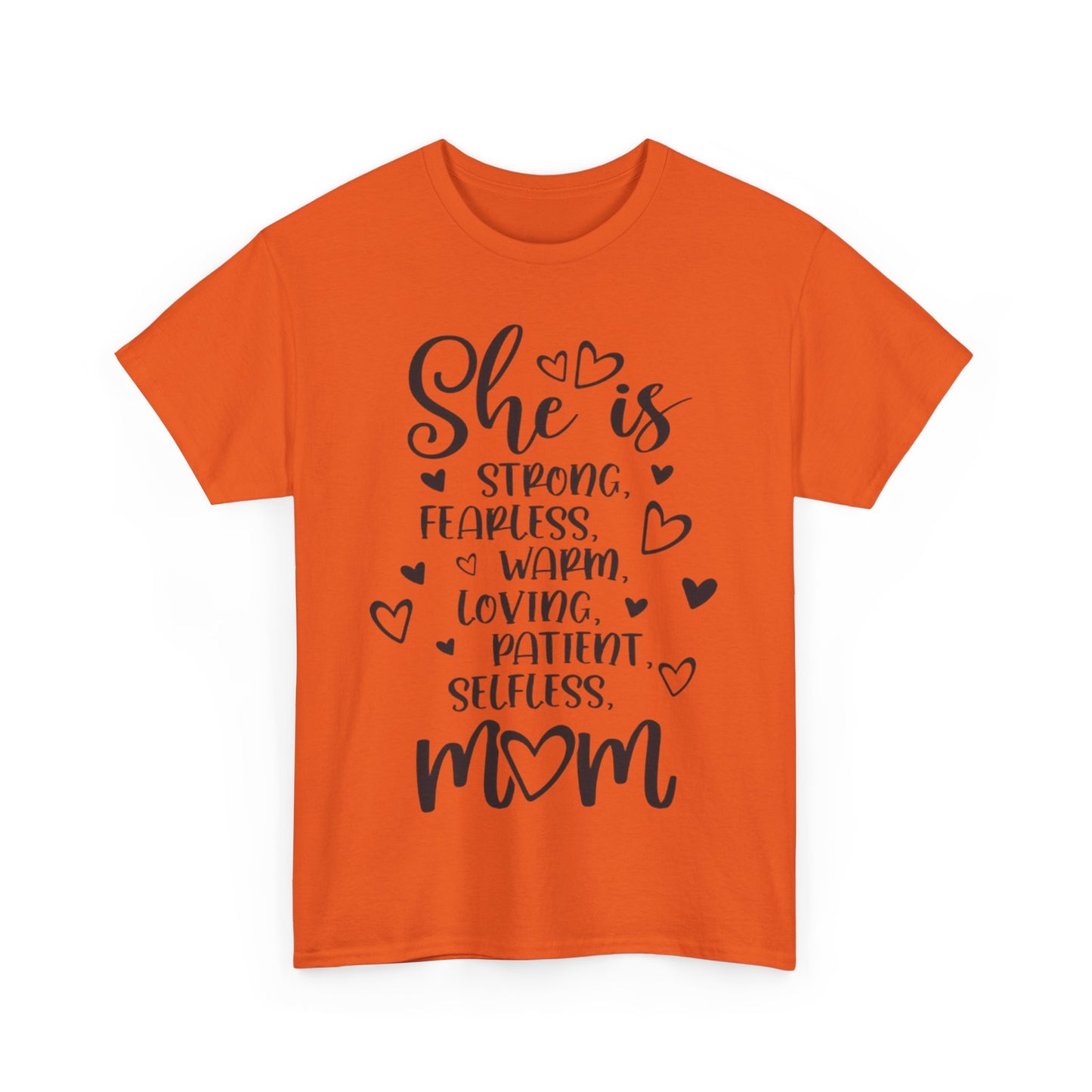 She is mom Unisex Heavy Cotton Tee