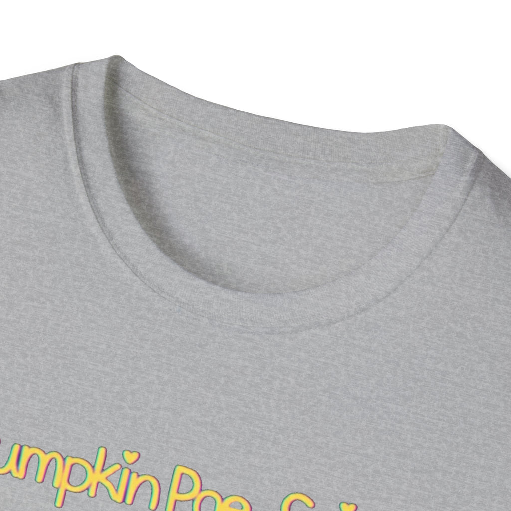 Pumpkin Poe-Spice Unisex Softstyle T-Shirt, Autumn Tee, Edgar Allan Poe Fans, Halloween Gift, Cozy Fall Apparel, Literary T-Shirt