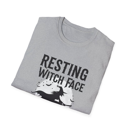 Resting Witch Face Unisex T-Shirt | Funny Halloween Tee, Gift for Witches, Witchy Apparel, Spooky Shirt, October Casual Wear