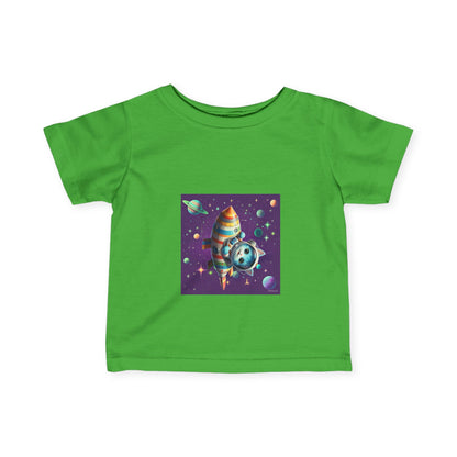 Cute Space-Themed Infant Tee - Adorable Baby Shirt for Young Explorers