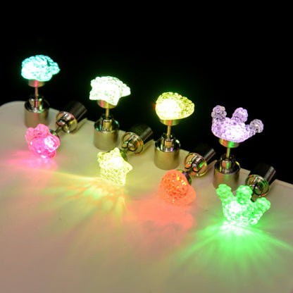 Shiny Ear Stud Nightclub Bar Led