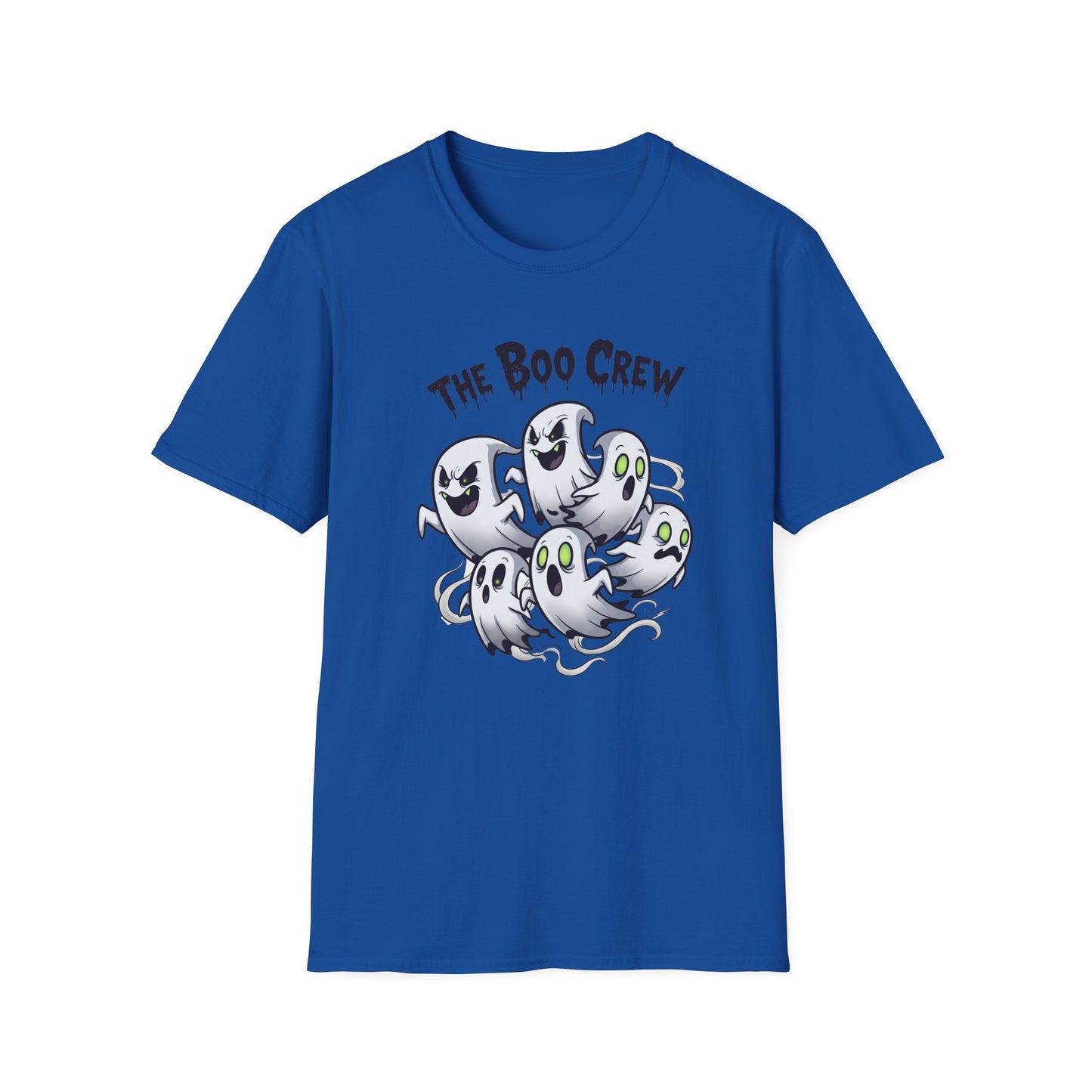 The Boo Crew T-Shirt - Spooky Halloween Tee, Unisex Casual Wear, Perfect for Trick-or-Treat, Halloween Party, Gift for Ghost Lovers