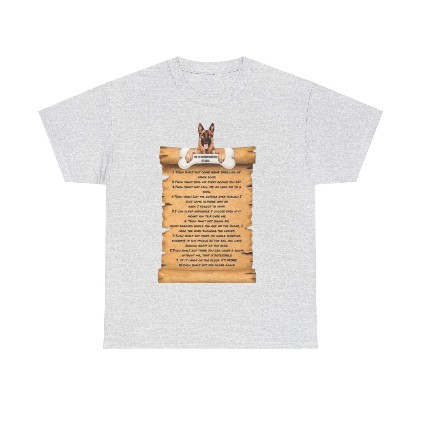 10 commandments Of A Cat Unisex Heavy Cotton Tee