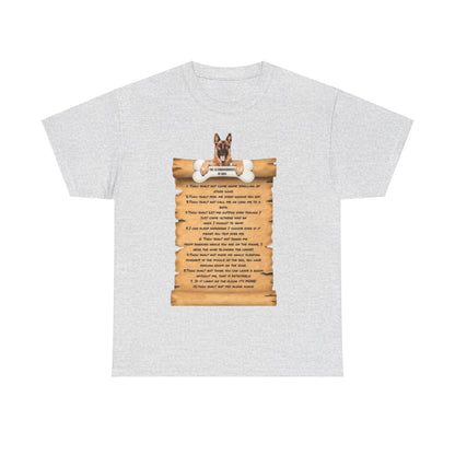 10 commandments Of A Cat Unisex Heavy Cotton Tee