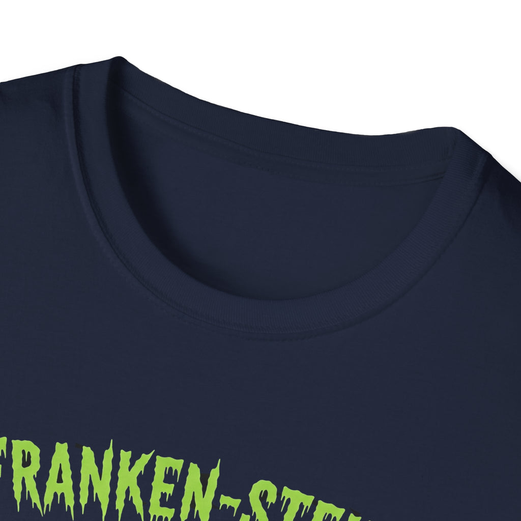 Franken-stein Beer T-Shirt, Spooky Halloween Apparel, Unisex Graphic Tee, Monster Mash Party Shirt, Halloween Costume Top, Beer Lover Gift