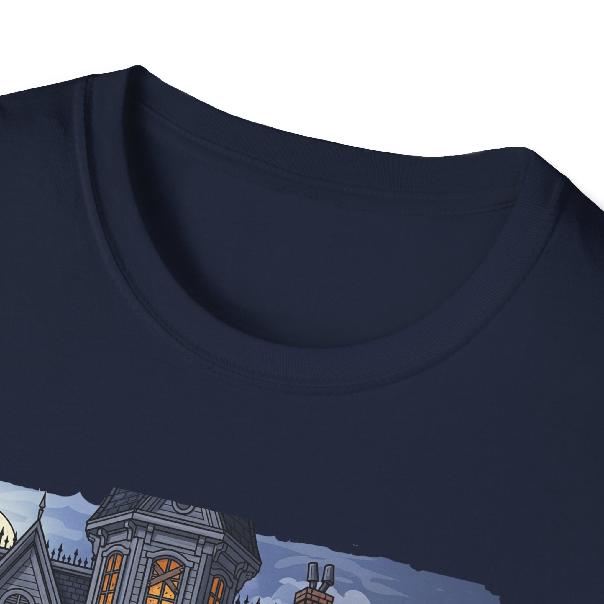 Just Waiting For Halloween Graphic Tee, Unisex Softstyle T-Shirt, Spooky Season Outfit, Perfect for Halloween Parties, Autumn Vibes, Casual Wear
