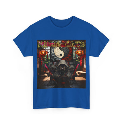 Ninja Cats Unisex Heavy Cotton Tee