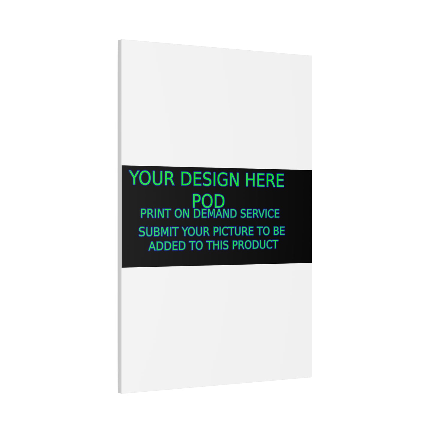 Custom Matte Canvas Print - Create Your Design