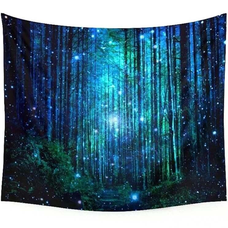 Deep Nordic Forest Tapestry