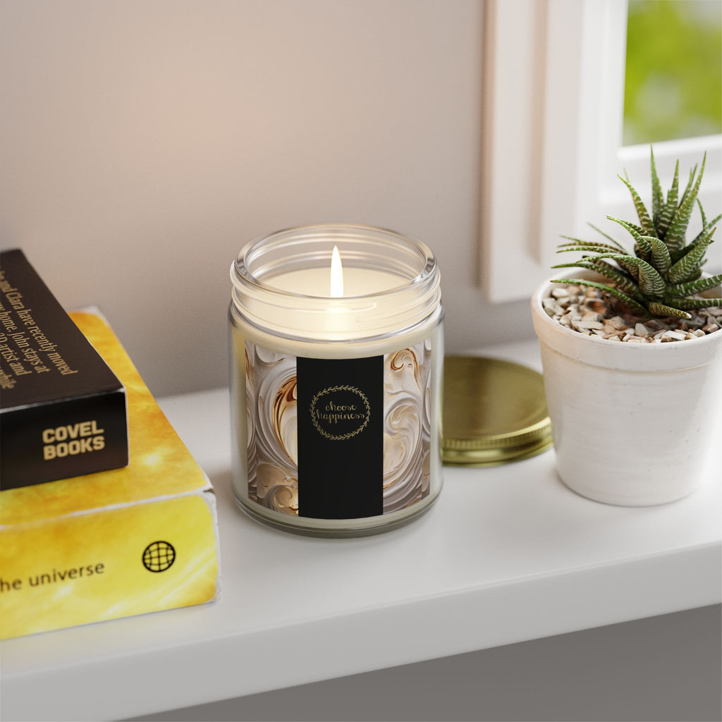 Choose Happiness - Coconut Apricot Wax (4oz & 9oz) - Aromatherapy Home Decor
