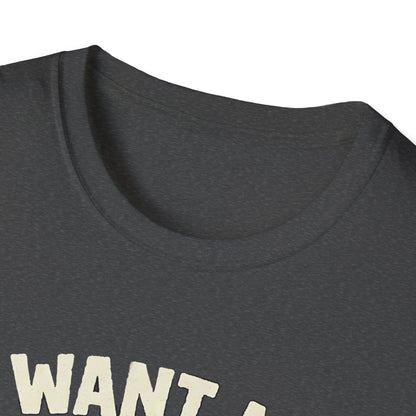 Halloween I Want My Mummy T-Shirt, Funny Costume Tee, Unisex Graphic Shirt, Spooky Season Apparel, Gift for Mummy Lovers