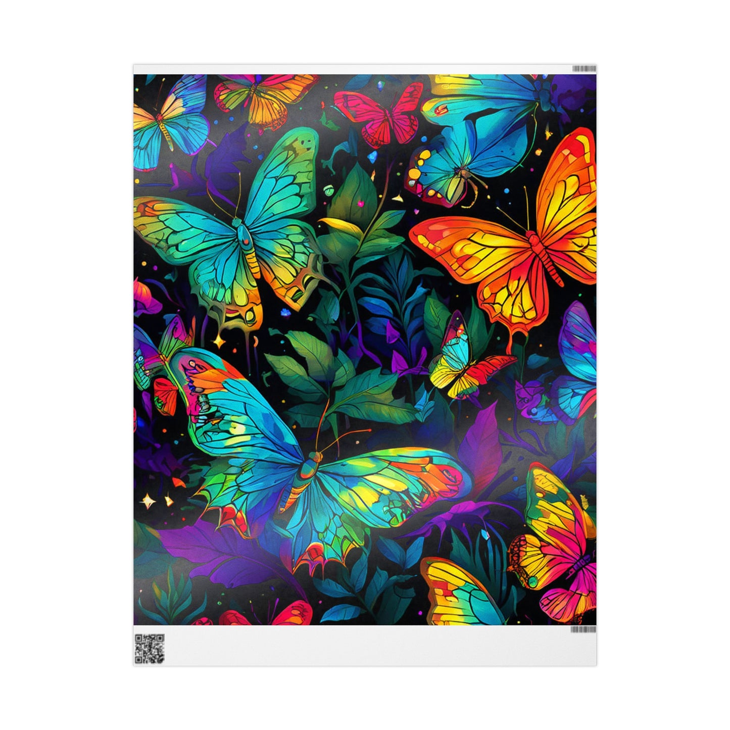 Butterfly Gift Wrap Wrapping Papers