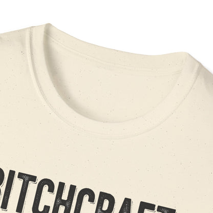 Witchcraft Bitchcraft The Art Of Pissing People Off  Unisex T-Shirt | Magic Lover Gift, Halloween Apparel, Art of Spell Casting Tee, Mystical Fashion