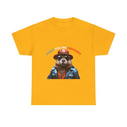 Punxy Phil For President Unisex Heavy Cotton Tee